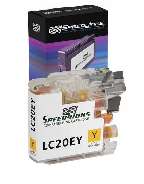 Speedy Inks Compatible Ink Cartridge Replacement for Brother LC20EY Super High Yield (Yellow) Speedy Inks Compatible Ink Cartridge Replacement for Brother LC20EY Super High Yield (Yellow)