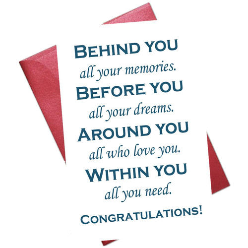 LoLoud 2023 Graduation Card for High School College Graduation, Congrats Grad, Inspirational Congratulation Card