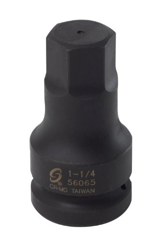 Sunex 56065 1-Inch Drive 1-1/4-Inch Hex Driver Socket