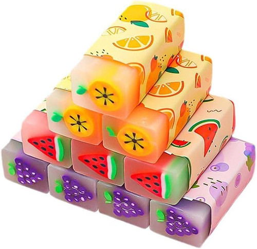 Mini Fruit Eraser Erasers for Kids Pencil Erasers for Kids Cute Pencil Eraser Novelty Fruit Erasers Assortment for Party Favor, Gift Filling, and School Home Work Rewards(Random Color) Mini Fruit Eraser Erasers for Kids Pencil Erasers for Kids Cute Pencil Eraser Novelty Fruit Erasers Assortment for Party Favor, Gift Filling, and School Home Work Rewards(Random Color)