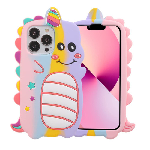 Aerymli 3D Unicorn Case for iPhone 11 Pro Max,iPhone 11 Pro Max Unicorn Case,3D Cute Cartoon Kids Girls Women Unicorn Shape Character Soft Silicone Case for iPhone 11 Pro Max 6.5 inch-Rainbow