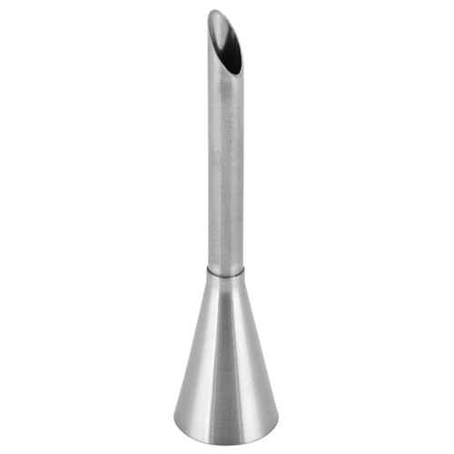 Cream Icing Piping Nozzle Tips, Professional Long Cream Puff Nozzle Stainless Steel Cream Dispenser for Puff, Small Pastry Icing Piping Decorating Tools for Baking