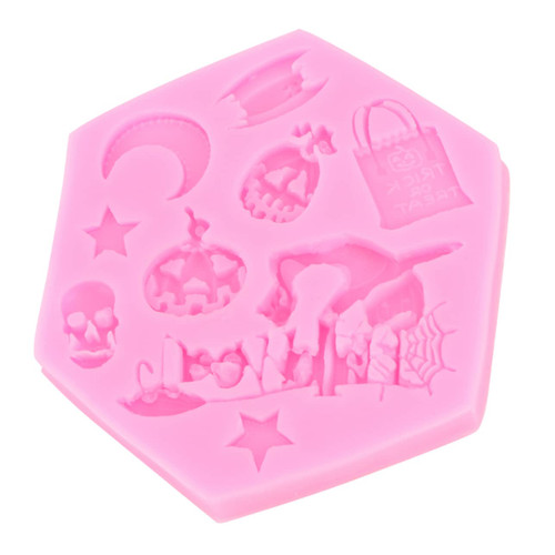 BESTOYARD Chocolate Candy Molds Halloween Silicone Halloween Pumpkin Silicone Cookie Molds Silicone Molds for Chocolate Cookie Cutters Chocolate Silicone Molds Cake Mold Fudge Baking Mold