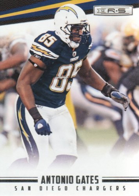 2012 Rookies and Stars #121 Antonio Gates NFL Football Trading Card 2012 Rookies and Stars #121 Antonio Gates NFL Football Trading Card