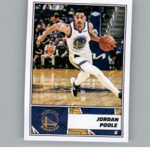 2022-23 Panini NBA Stickers #324 Jordan Poole Golden State Warriors Official Thin Mini Sticker Trading Card 2022-23 Panini NBA Stickers #324 Jordan Poole Golden State Warriors Official Thin Mini Sticker Trading Card