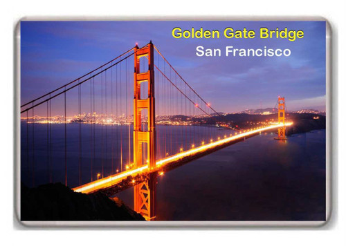 San Francisco/Golden Gate Bridge/fridge/magnet