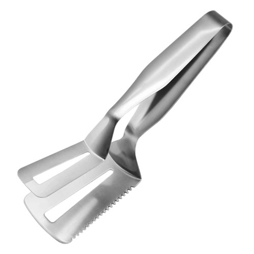 Barbecue Clamp Grilling Spatula, BBQ Spatula Tongs Multifunctional Stainless Steel Barbecue Steak Clamp Fish Barbecue Clamp,BBQ Spatula Tongs,Steak Clamp,Fish Stainless Steel.