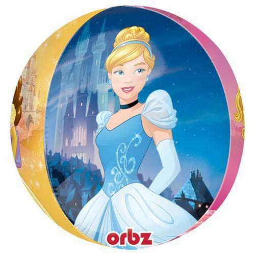 Anagram Multi-Princess Dream Big Castle Orbz Foil Balloon, 16", Multicolored