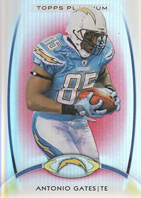 2012 Topps Platinum Red #5 Antonio Gates NFL Football Trading Card 2012 Topps Platinum Red #5 Antonio Gates NFL Football Trading Card