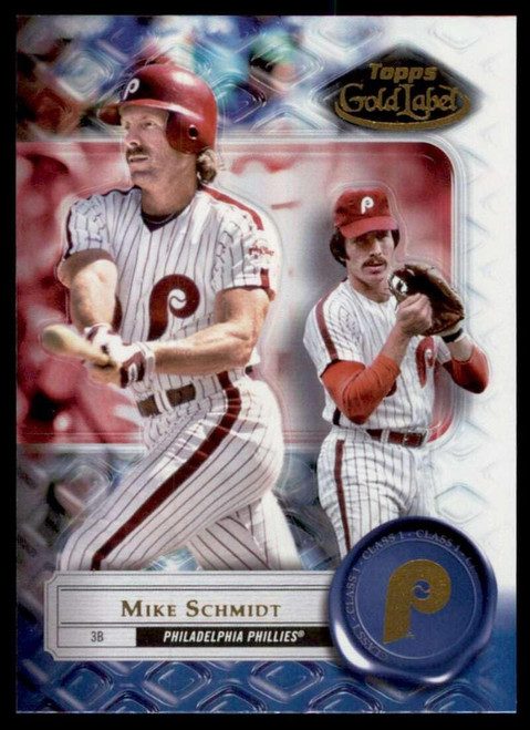 2022 Topps Gold Label Class 1#26 Mike Schmidt Philadelphia Phillies MLB Baseball Trading Card