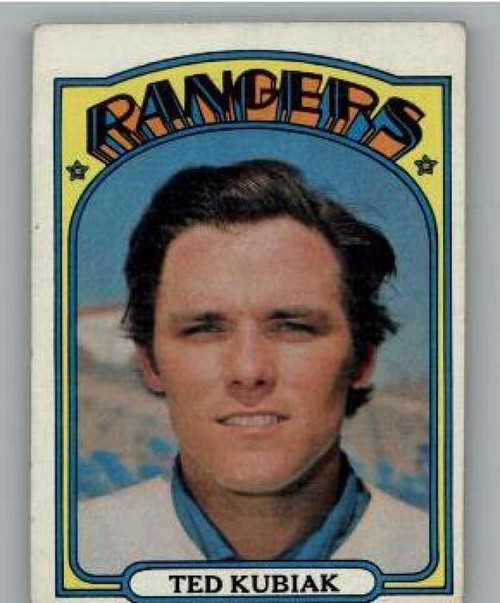 1972 Topps (EX) #23 Ted Kubiak Texas Rangers MLB Baseball Trading Card