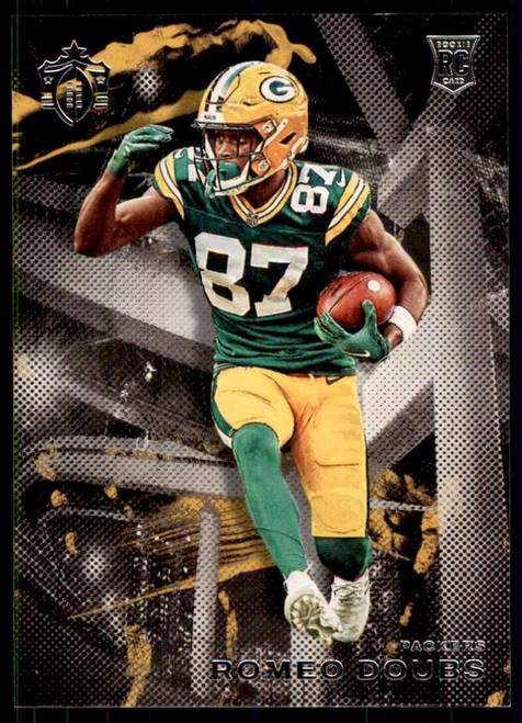 2022 Panini Chronicles Gridiron Kings #26 Romeo Doubs Green Bay Packers RC Rookie Football Trading Card 2022 Panini Chronicles Gridiron Kings #26 Romeo Doubs Green Bay Packers RC Rookie Football Trading Card