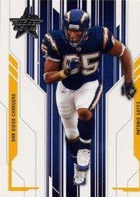 2005 Leaf Rookies and Stars #79 Antonio Gates NFL Football Trading Card 2005 Leaf Rookies and Stars #79 Antonio Gates NFL Football Trading Card