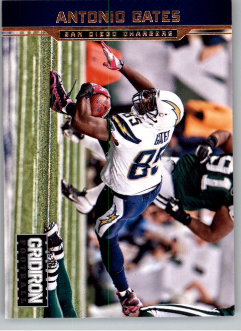 2012 Gridiron #155 Antonio Gates NFL Football Trading Card 2012 Gridiron #155 Antonio Gates NFL Football Trading Card
