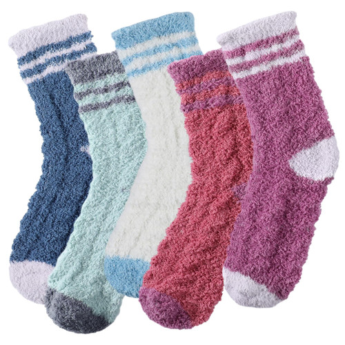 Clothirily 5 Pair Fuzzy Socks for Women - Fluffy Socks Women, Soft Cozy Socks Slipper Socks for Women, Women Winter Super Warm Fuzzy Sleeping Socks, Candy Color Clothirily 5 Pair Fuzzy Socks for Women - Fluffy Socks Women, Soft Cozy Socks Slipper Socks for Women, Women Winter Super Warm Fuzzy Sleeping Socks, Candy Color