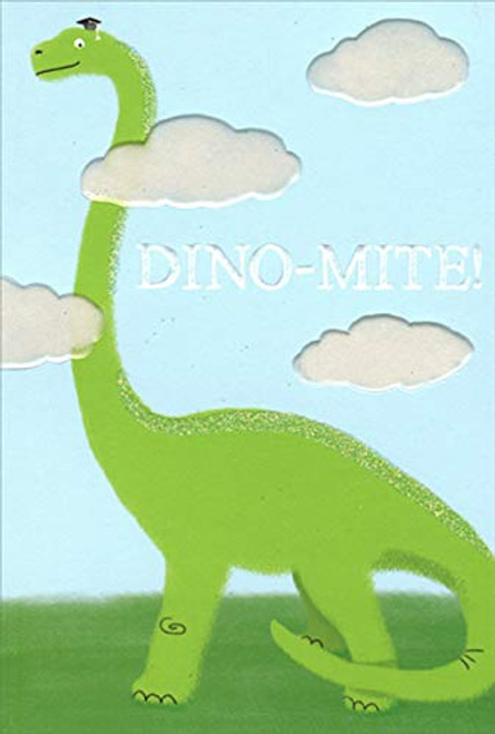 Pictura Green Dinosaur with Grad Cap Elementary School Graduation Congratulations Card Pictura Green Dinosaur with Grad Cap Elementary School Graduation Congratulations Card