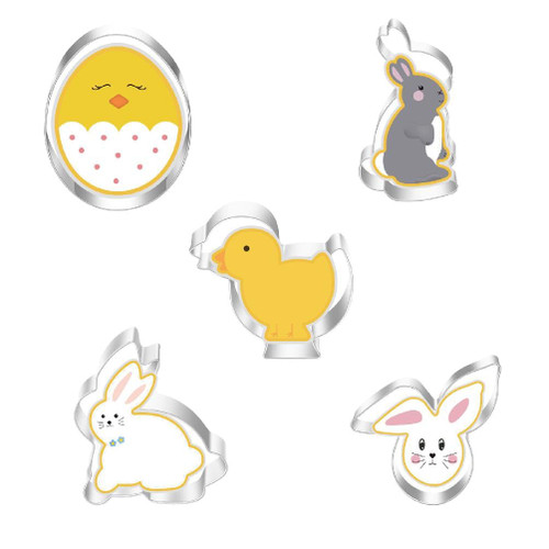 Easter Cutters Set Cookie Dessert Mold Fondant Biscuit Cutters Stainless Steel Cutters For Baking Lover Cookie Cutters Easter Cutters Set Cookie Dessert Mold Fondant Biscuit Cutters Stainless Steel Cutters For Baking Lover Cookie Cutters
