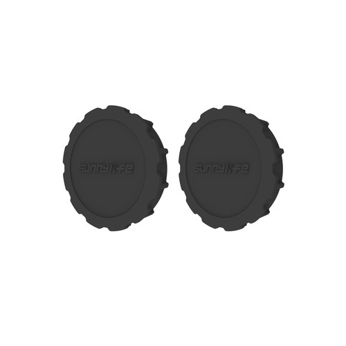 JOYSOG Protective Silicone Sleeve Case for Osmo Action 4 / Action 3 Camera, Lens Protector Cap Guard Camera Protection Cover Accessories (Only 2pcs Lens Cap)