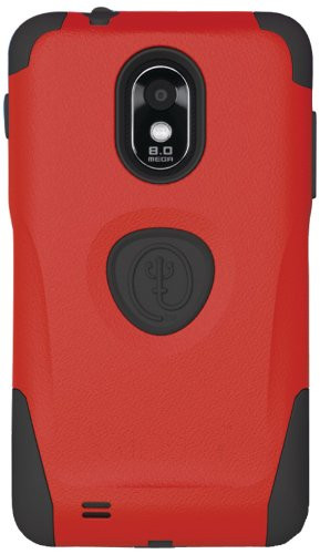 Trident Case AEGIS for Samsung Galaxy S II/Epic 4G Touch/SPH-D710 - Retail Packaging - Red