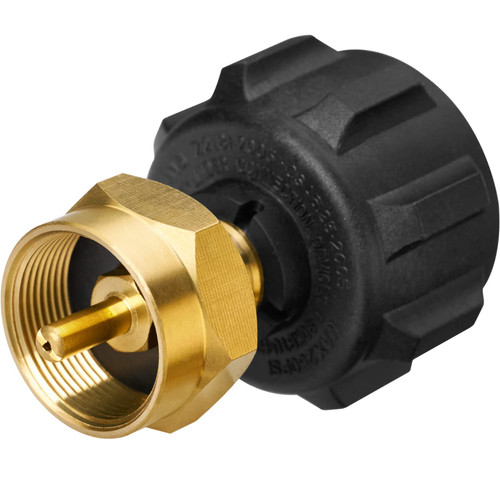 CALPOSE Propane Refill Adapter, Fill 1 Pound Bottles from 20lb Tank, Fits QCC1 / Type1 Propane Tank and 1 lb Throwaway Disposable Cylinder Propane Bottle Connector
