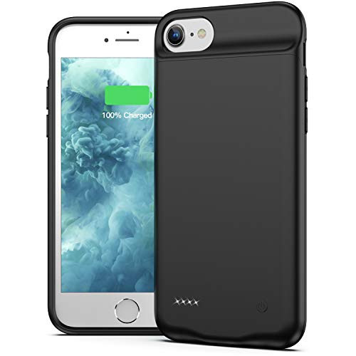 Battery Case for iPhone 7/8, 3000mAh Portable Charging Case Protective Rechargeable Charger Case Extended Battery Compatible with iPhone 7 8 (4.7 inch) - Black