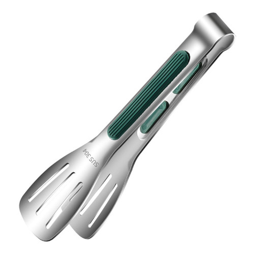 FUNOMOCYA Barbecue Tongs Cooking Tongs Grilling Tongs Grill Tong Tongs for Grilling Bbq Tongs Metal Tongs Kitchen Tongs Outdoor Accessory Bbq Accessory Metal Pliers Stainless Steel Silicone