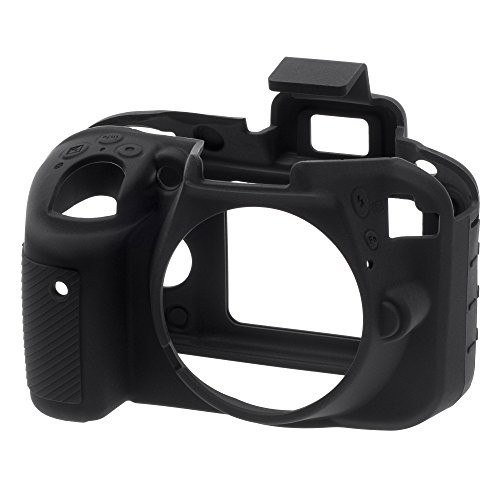 EasyCover ECND3300B Silicone Camera Case for Nikon D3300/3400 (Black)