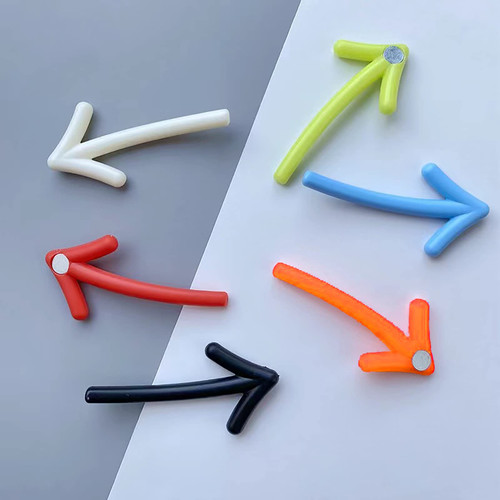 12pcs Magnets for Fridge,Arrow Magnets Colorful Fridge Small Magnets Decals Cute Decorative Magnets,Refrigerator Magnets Office Kitchen Magnets Locker Glass Magnets (Color Arrow)