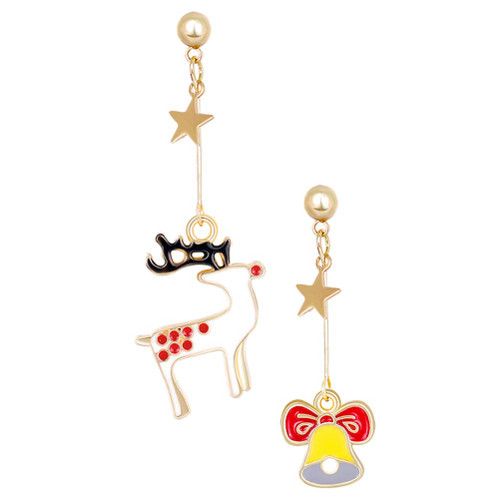 Happyyami 1 Pair Christmas Fawn Earrings xmas earrings santa suit for women Christmas jingle bell Earrings xmas ear charms Santa Claus Jewelry christmas ear drop delicate earhook Miss alloy Happyyami 1 Pair Christmas Fawn Earrings xmas earrings santa suit for women Christmas jingle bell Earrings xmas ear charms Santa Claus Jewelry christmas ear drop delicate earhook Miss alloy