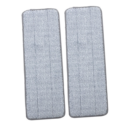 Anneome 2pcs Mop Cloth Mop Pads Replacement Mop Head Microfiber Washcloth Cleaning Accessories Flat Mop Refill Pad Microfiber Mop Cleaning Mop Head Mop Replacement Head Hand Wash Towel Set
