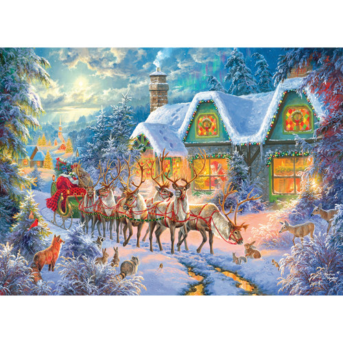 Cra-Z-Art - RoseArt - Abraham Hunter - Christmas Magic - 1000 Piece Jigsaw Puzzle