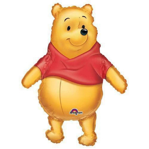 Anagram Big As Life Pooh Supershape Foil Balloon, 29", Multicolored Anagram Big As Life Pooh Supershape Foil Balloon, 29", Multicolored