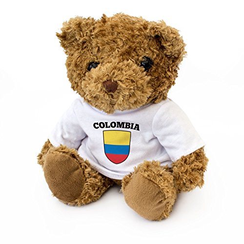 NEW - Colombia Flag Teddy Bear - Cute And Cuddly - Colombian Fan Gift Present