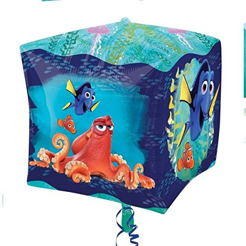 Anagram Finding Dory Cubez Foil Balloon, 15", Multicolored Anagram Finding Dory Cubez Foil Balloon, 15", Multicolored
