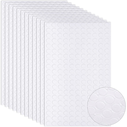 2400 Pieces Foam Dots Dual-Adhesive 3D Foam Tapes Foam Pop Dots Adhesive Mount for Craft DIY Art or Office Supplies, 12 Sheets, Round (0.31 Inch) 2400 Pieces Foam Dots Dual-Adhesive 3D Foam Tapes Foam Pop Dots Adhesive Mount for Craft DIY Art or Office Supplies, 12 Sheets, Round (0.31 Inch)