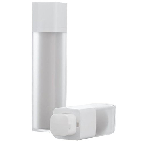 LJJCSFF 2pcs Square Essence Dispensers Frosted Airless Pump Bottles Plastic Refillable Empty Pump Bottles For Foundation Cream Lotion Pump Bottles 15ml 30ml