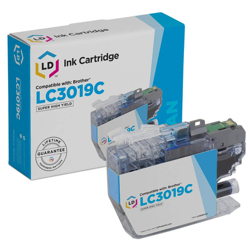 LD Compatible Ink Cartridge Replacement for Brother LC3019C Super High Yield (Cyan) LD Compatible Ink Cartridge Replacement for Brother LC3019C Super High Yield (Cyan)