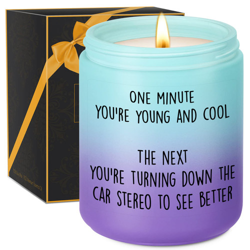 GSPY Scented Candle - Birthday Gifts for Best Friend, Brother, Sister, Mom, Dad - 40th, 50th, 60th, 70th Birthday Gifts for Him, Her, Fun Bday Gifts, Happy Birthday Gift for Women, Men, Seniors GSPY Scented Candle - Birthday Gifts for Best Friend, Brother, Sister, Mom, Dad - 40th, 50th, 60th, 70th Birthday Gifts for Him, Her, Fun Bday Gifts, Happy Birthday Gift for Women, Men, Seniors