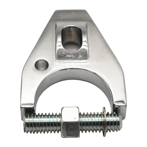 GSKMOTOR Universal Distributor Clamp Chrome Billet Aluminum Distributor Clamp Hold Down for Chevy SBC BBC SB BB HEI Electronic