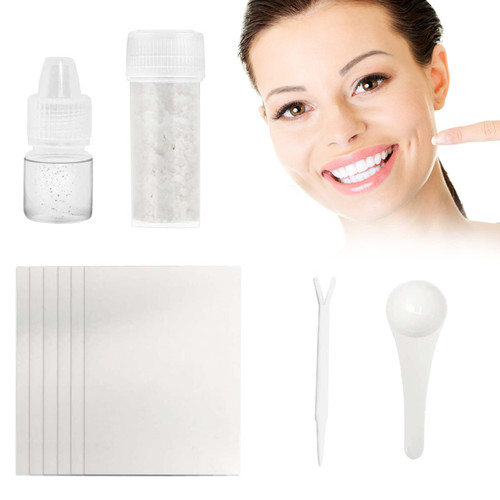 Tooth Repair Kit - A1 Temporary Fake Teeth Replacement Glue Kit for Restoration of Missing & Broken Teeth Replacement Dentures, Moldable Teeth Suitable for Men and Women