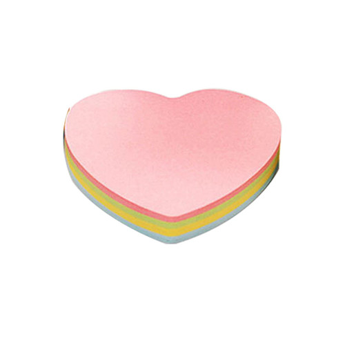 Lpdphanxfkx Heart Shaped Sticky Notes, Heart Shape Sticky Notes, Self-Sticky Note Pads Notepads Posted Writing Pads Stickers Paper for Office, School, Home