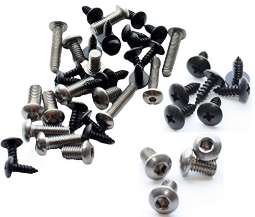 Suzuki GSX-R1000 2001 2002 Motorcycle Fairing Bolt Kit, Screws, Bolts, Fasteners GSXR 1000 01 02