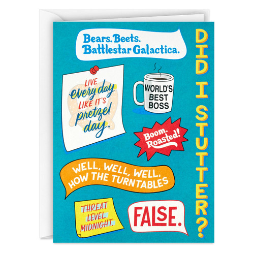 Hallmark The Office Note Cards, Funny Quotes (20 Blank Cards with Envelopes)