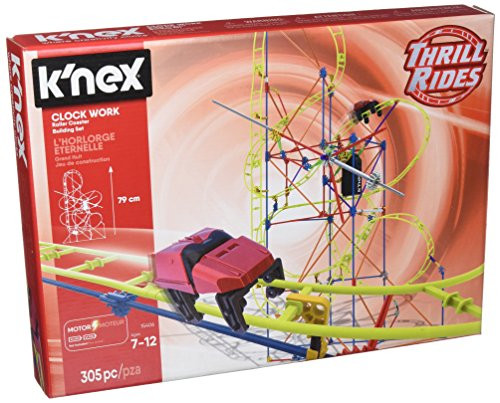 K'NEX Thrill Rides - Clock Work Roller Coaster Building Set 305 Pieces For Ages 7+ Engineering Education Toy K'NEX Thrill Rides - Clock Work Roller Coaster Building Set 305 Pieces For Ages 7+ Engineering Education Toy