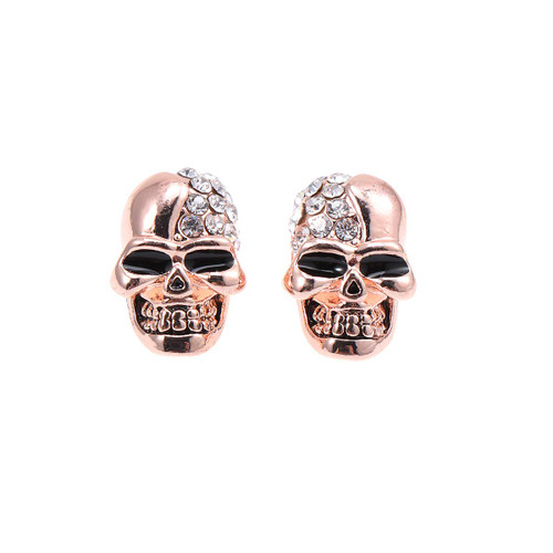 1 Pair halloween dangle earrings Skull Jewelry Gift Novelty Stud Earrings Hip Hop Earrings earings for women retro earrings Halloween Jewelry Decor men and women hanger rhinestones