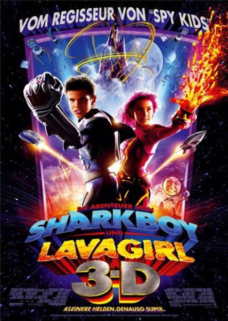 Pop Culture Graphics The Adventures of Sharkboy and Lavagirl 3-D Poster Movie German 11x17 Pop Culture Graphics The Adventures of Sharkboy and Lavagirl 3-D Poster Movie German 11x17
