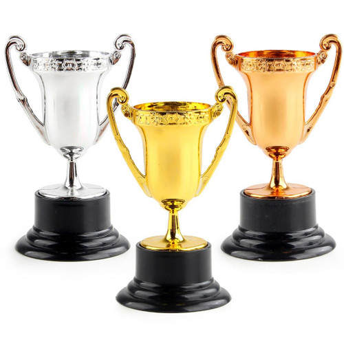 ERINGOGO Kids Mini Award Trophy Cups 3pcs Plastic Gold Silver Bronze Award Trophies Set for Kids Award Trophy Cups Winner Trophies Champion Prize Gift for Sports Competition Supplies ERINGOGO Kids Mini Award Trophy Cups 3pcs Plastic Gold Silver Bronze Award Trophies Set for Kids Award Trophy Cups Winner Trophies Champion Prize Gift for Sports Competition Supplies