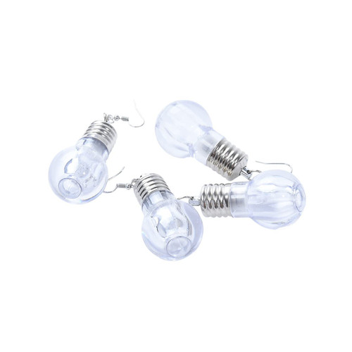 Adorainbow 1 Pair Novelty Drop Led Bulbs Eardrop Earrings Light up Bulb Earrings Light up Earrings Bulb Shape Ear Drop Light Bulbs Christmas Light Earrings B109 Christmas Lights Funny