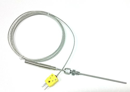 Perfect-Prime TL1813 K-Type Sensor Probes Metal HeadProbe for K-Type Probe Thermocouple Sensor & Meter in Temperature Range from 0 to 1000 °C