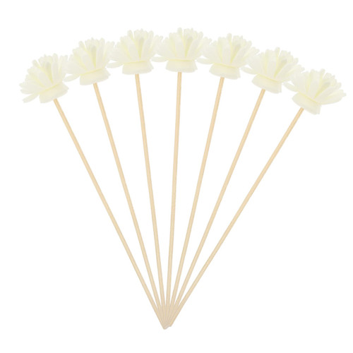 SEWACC 36pcs Aromatherapy Rattan Fragrances Sticks Dried Flower Diffuse Stick Fragrance Reed Diffuser Essential Oil Refill Sticks Wedding Accessories Diffusers Tool Replace Wood